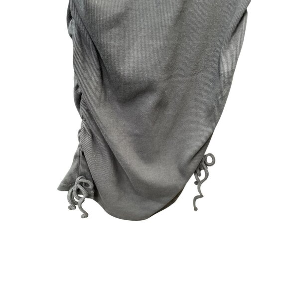 True Religion Womens Black HS Side Ruch Dress Size L SKU 9080 - Picture 8 of 11